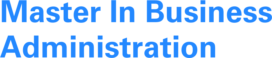 Master In Business Administration