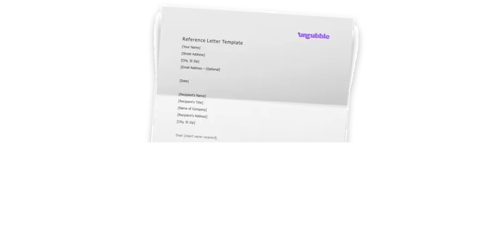 Recommendation Letter